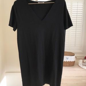 Black cotton dress